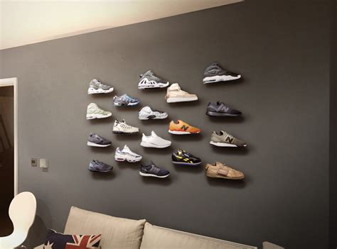 Shoe Wall Shelf, Shoe Wall Storage, Shoe Wall Display, Shoe Wall Mount, Floating Sneaker ...