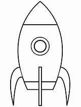 Easy Rocket Coloring Page  Free Printable Pages For Kids sketch template