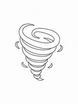 Tornado coloring pages sketch template