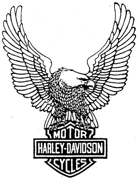 Harley Davidson Eagle Drawing - ClipArt Best