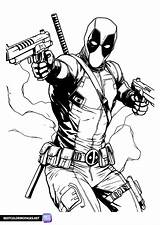 Free Printable Deadpool Coloring Pages  Free printable coloring sketch template