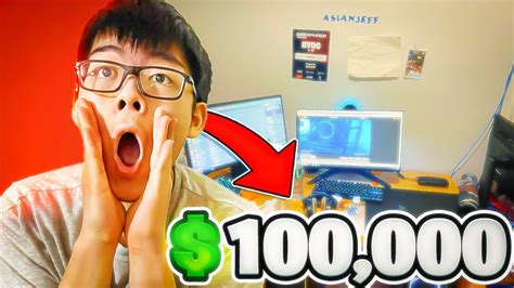 My 2023 $100,000 Fortnite Gaming Setup! | AsianJeff - YouTube