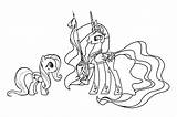 Princess Celestia Flying Coloring Page sketch template