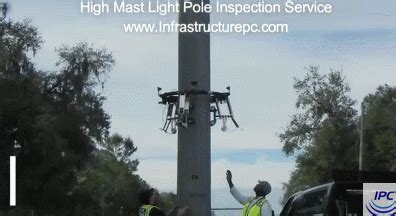 IPC's High Mast Light Pole Inspection Robot - Robotic Gizmos