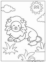 Lion Coloring To Print  Free Printable Pages sketch template
