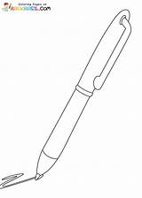 Pen Coloring Pages To Print  Free Printable sketch template