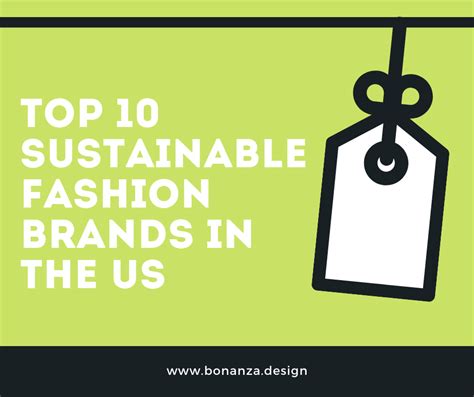 TOP 10 SUSTAINABLE AND ETHICAL FASHION BRANDS IN THE USA Bonanza Design | From Idea to Validated ...