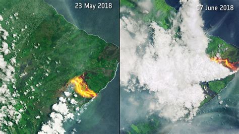 Big Island Hawaii Volcano Eruption 2018 - On saturday, a small explosion on the summit of the ...