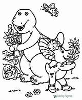 Barney And Friends Coloring Pages sketch template