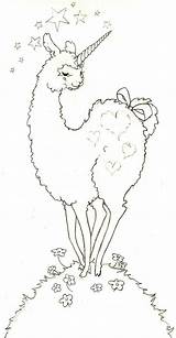Free Printable Llamacorn Coloring Pages sketch template