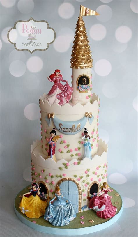 Disney Princess Castle Cake! | Princess birthday cake, Disney princess birthday cakes, Castle ...