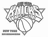 Knicks Logo Coloring Page Pages sketch template