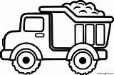 Dump Truck Coloring Pages Printable sketch template