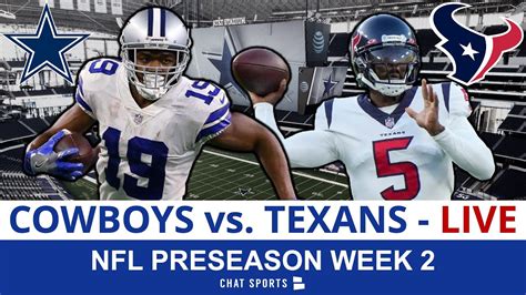 Cowboys vs. Texans Live Streaming Scoreboard, Play-By-Play & Highlights | NFL Preseason Week 2 ...