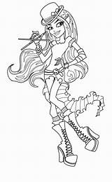 Chibi Monster High Coloring Pages At GetColoringscom  Free Printable sketch template