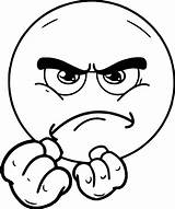 Angry Cartoon Face Anger Management Coloring Page  Wecoloringpagecom sketch template
