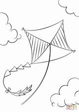 Kite Flying coloring page  Free Printable Coloring Pages sketch template