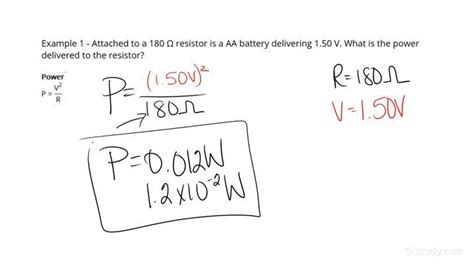 How to Calculate the Power Delivered to a Resistor Using Resistance ...