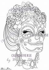 Imelda  Lineart Coloring Page PDF And JPG By Bianca State Etsy sketch template