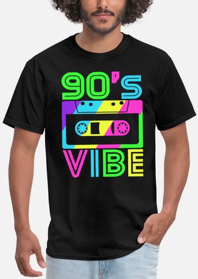 'This Is My 90s Vibe Tee 80's 90's Party T-shirt' Men's T-Shirt | Spreadshirt | Denim outfit men ...