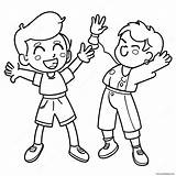Cousin Fun Day Coloring Page 72964 57780 sketch template