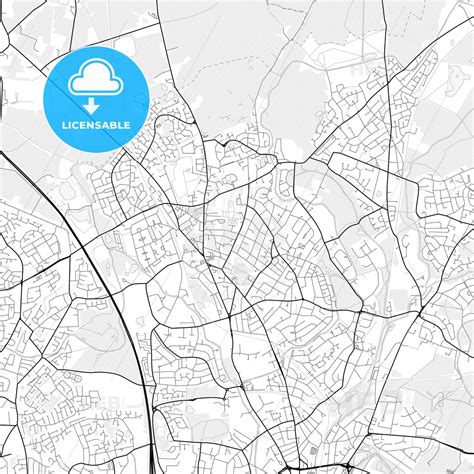 Vector PDF map of Bloxwich, England - HEBSTREITS Sketches in 2022 | Map ...