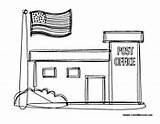 Post Office Coloring Pages For Kids Sketch Coloring Page sketch template