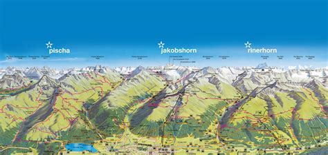 Panoramic map of Davos Klosters | davosklostersmountains.ch