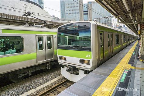 JR Yamanote Line for Harajuku, Shibuya, Shinagawa, Tokyo, Akihabara ...