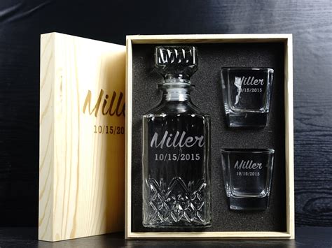 Mens Gift Whiskey Decanter Personalized Gifts for by AnnaEngraving