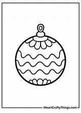 Christmas Ornaments Coloring Printables sketch template