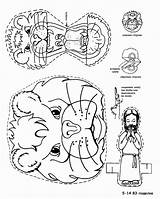 Coloring Page For Daniel And The Lions Den  Subeloa11 sketch template