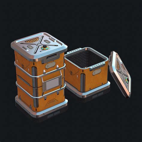 Sci fi Crate with lid 3D Model $25 - .fbx .lwo .lxo .obj - Free3D