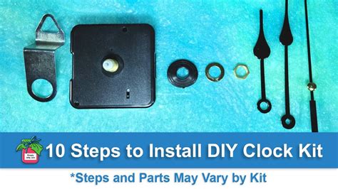 10 Steps to Install/Assemble DIY Clock Kit - YouTube