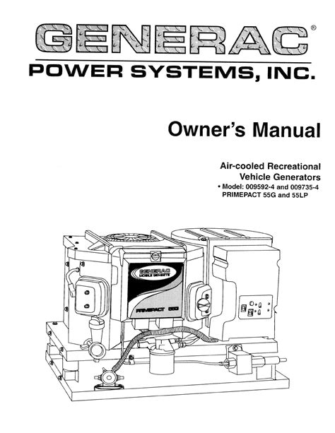 Generac Power Systems Portable Generator IM Series User Guide ...