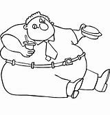 Fat Boy Eating His Lunch Box Coloring Pages  Kids Play Color sketch template