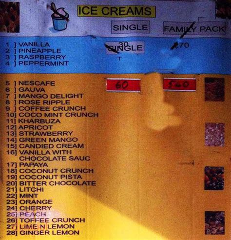 Menu of K Rustom Ice Cream, Churchgate, Mumbai | Dineout discovery