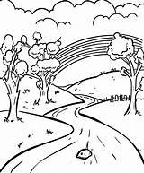 River Coloring Page sketch template