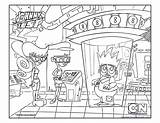 Johnny Test Coloring Pages Sketch Page sketch template