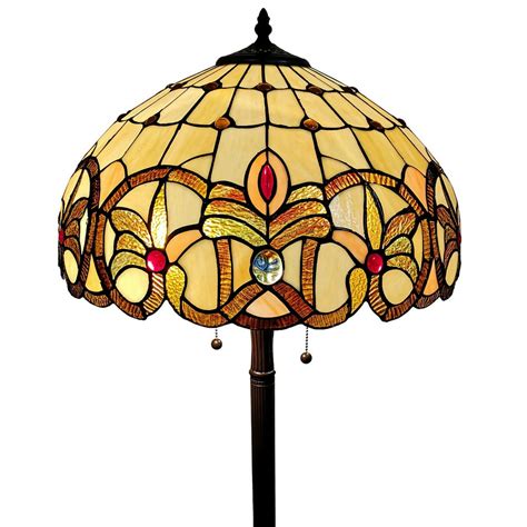 Tiffany Style 2 Light Vintage Floor Lamp - 62" Tall - Walmart.com - Walmart.com