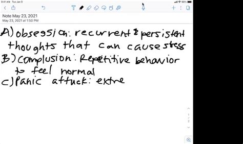 ⏩SOLVED:A feeling of intense dread that can be accompanied by chest ...