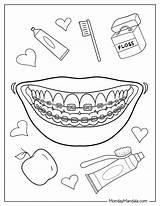 20 Dentist Coloring Pages Free PDF Printables sketch template