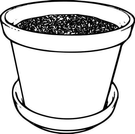 SVG > soil flowerpot pot ceramic - Free SVG Image & Icon. | SVG Silh