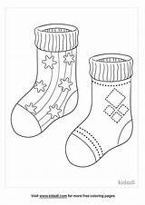 Free Sock Coloring Page  Printables Kidadl sketch template