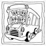 Baby bus Coloring Book  Easy And Fun School Pages For Kids sketch template