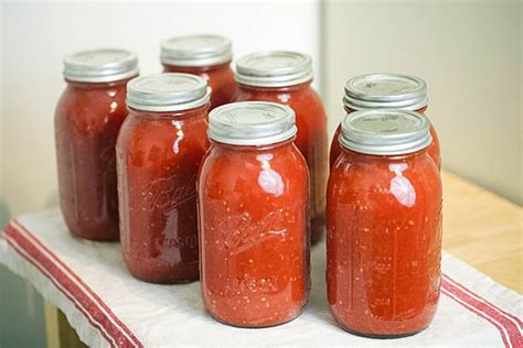 Canning Tomato Sauce Step by Step | Lady Lee's Home