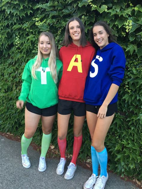 Alvin and the chipmunks costume | Cute group halloween costumes, Trio halloween costumes, Cute ...