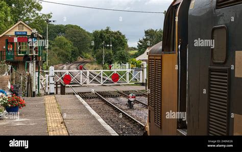 Class 37 British railways locomotive Stock Photo - Alamy