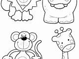 Cute Zoo Animals Coloring Pages At GetColoringscom  Free Printable sketch template