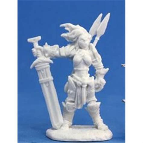 Reaper Miniatures 89005 Bones - Path Finder Amiri- Iconic Barbarian Miniature, 1 - Kroger